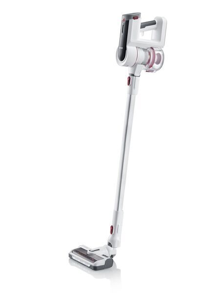 Severin HV 7166 Cordless Handheld Vacuum Cleaner | white/red, image 1 of 5
