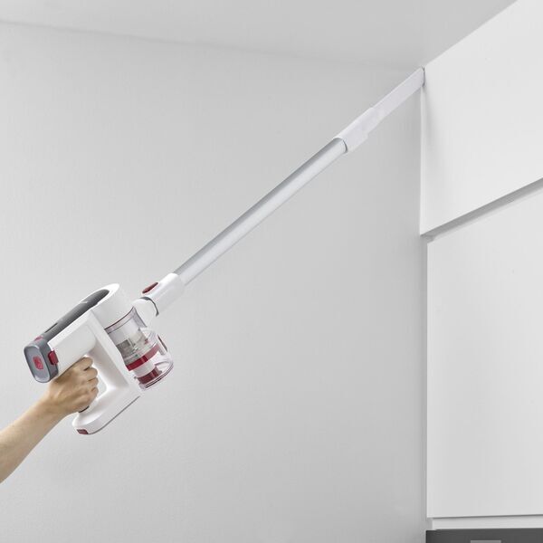 Severin HV 7166 Cordless Handheld Vacuum Cleaner | white/red, image 3 of 5