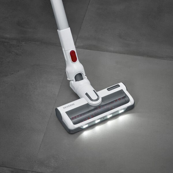 Severin HV 7166 Cordless Handheld Vacuum Cleaner | white/red, image 5 of 5