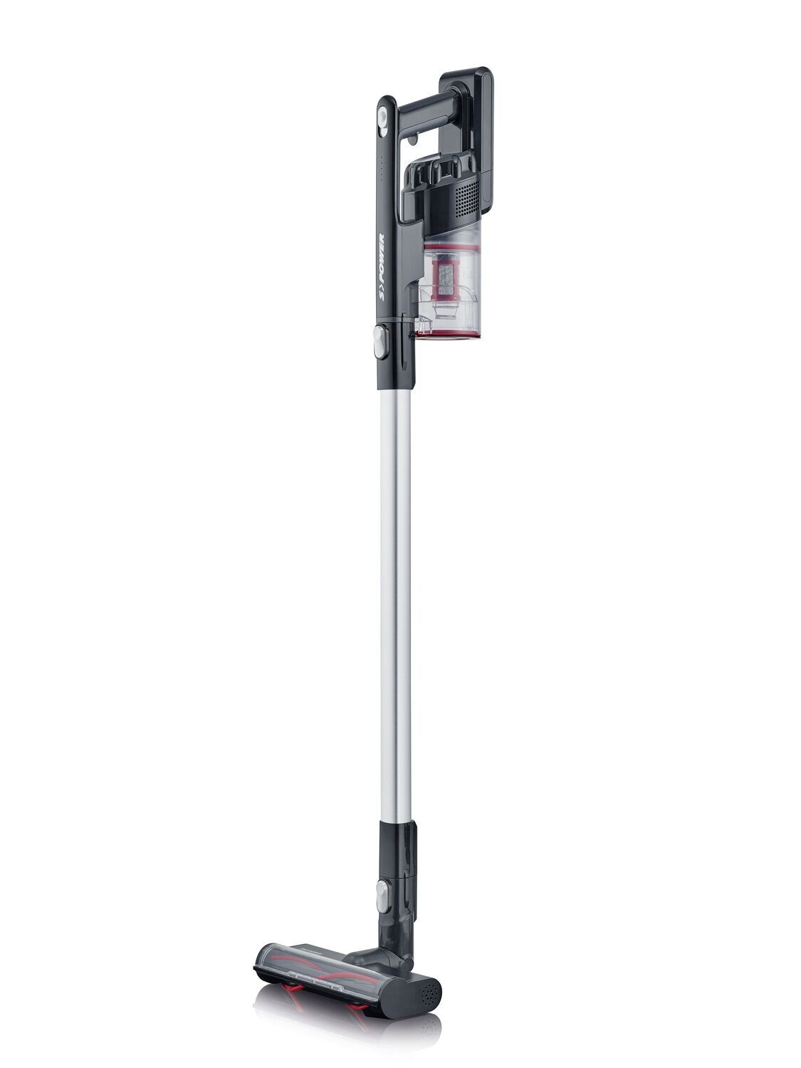 Severin HV 7966 Akku-Handstaubsauger schwarz/rot
