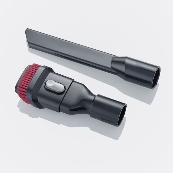 Severin HV 7966 Cordless Handheld Vacuum Cleaner | black/red, image 3 of 5
