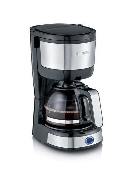 Severin KA 4808 Filter coffee maker | silver/black 1