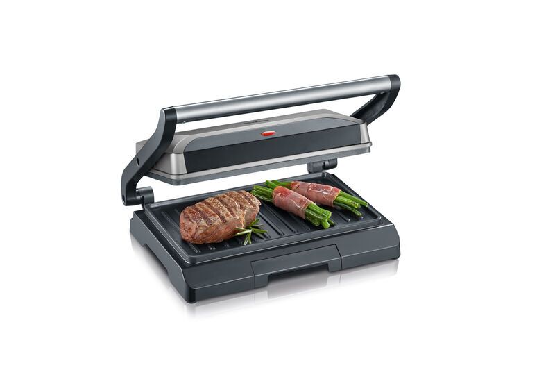 Severin KG 2394 Kontaktgrill | silber/schwarz 5