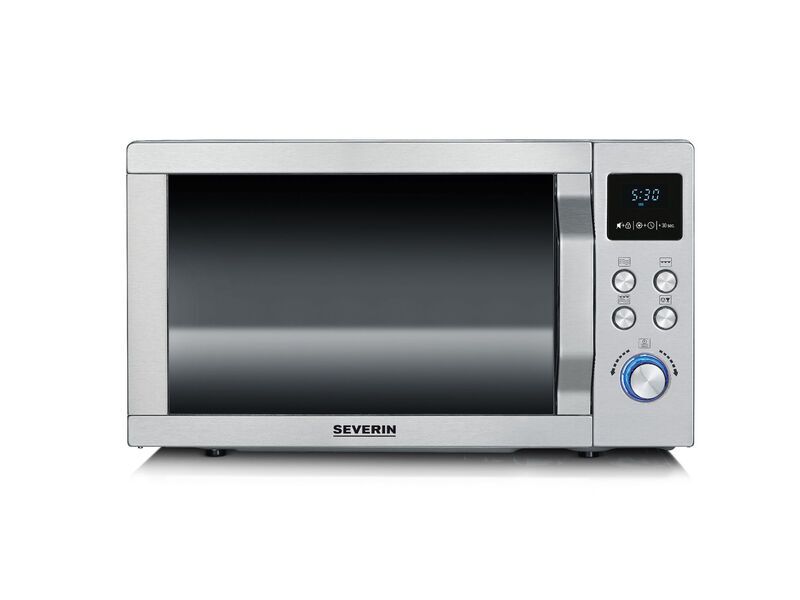 Severin MW 7751 Microwave with grill | silver, image 1 of 5