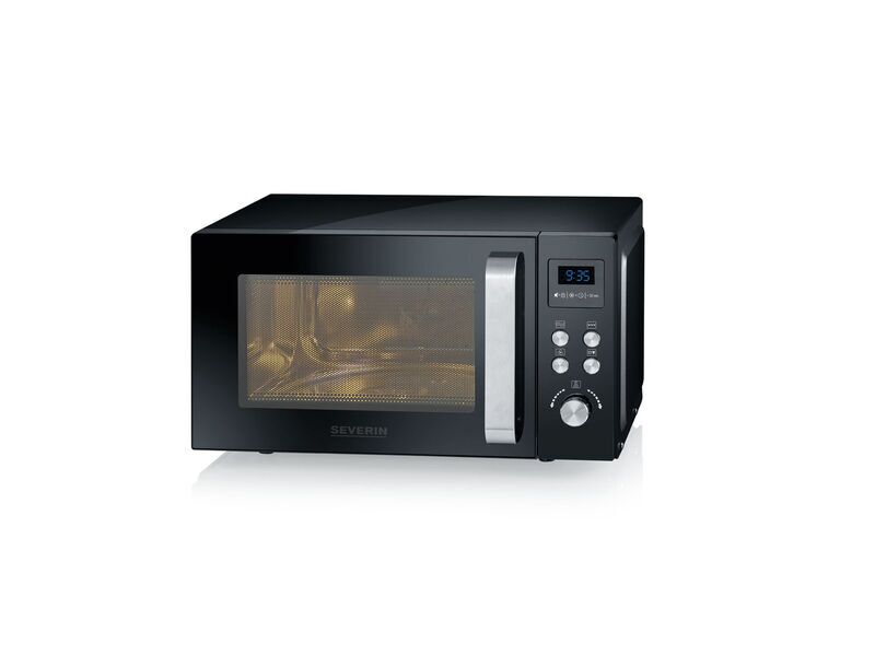 Severin MW 7752 Microwave with hot air and grill | black 2