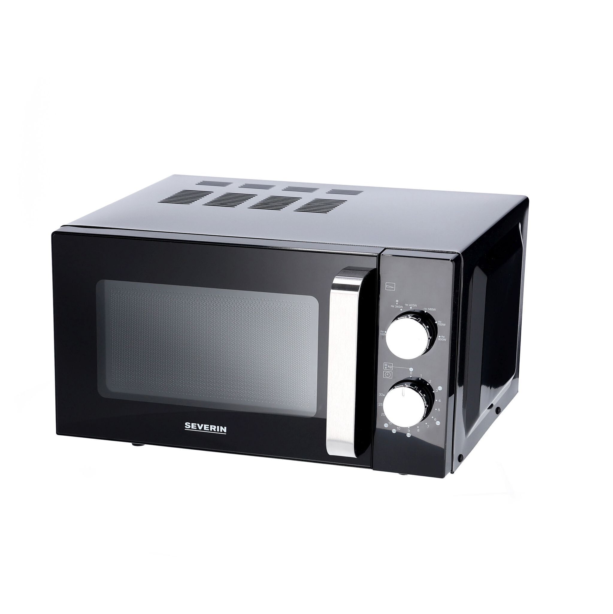Severin MW 7761 Mikrowelle schwarz/silber
