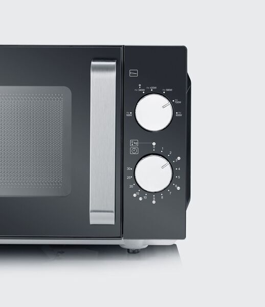 Severin MW 7761 Microwave | black/silver, image 3 of 4