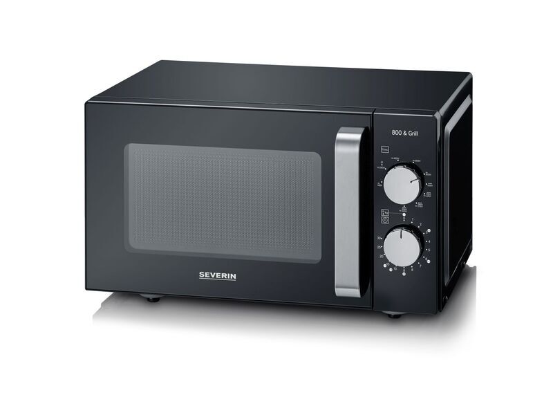 Severin MW 7762 Mikrowelle mit Grill | schwarz/silber, image 1 of 4
