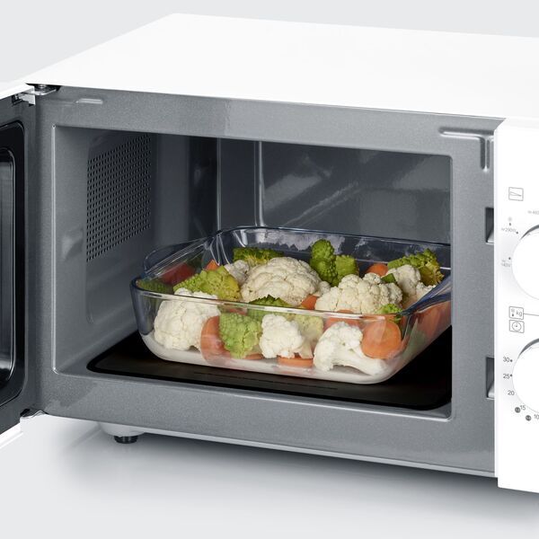 Severin MW 7766 Microwave with Grill | black/white, image 4 of 5
