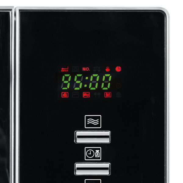 Severin MW 7773 Microwave with hot air and grill | black/silver 3