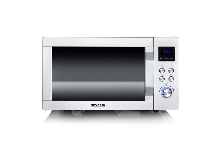 Severin MW 7777 Microwave with hot air and grill | silver 1