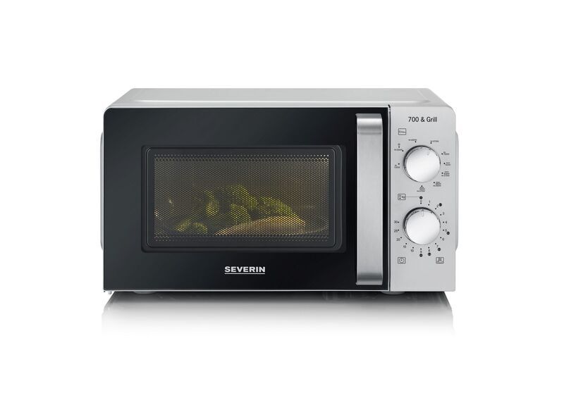 Severin MW 7780 Mikrowelle mit Grill | silber/schwarz, image 2 of 5