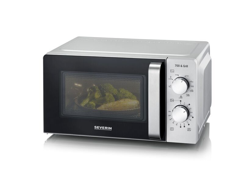 Severin MW 7780 Mikrowelle mit Grill | silber/schwarz, image 4 of 5