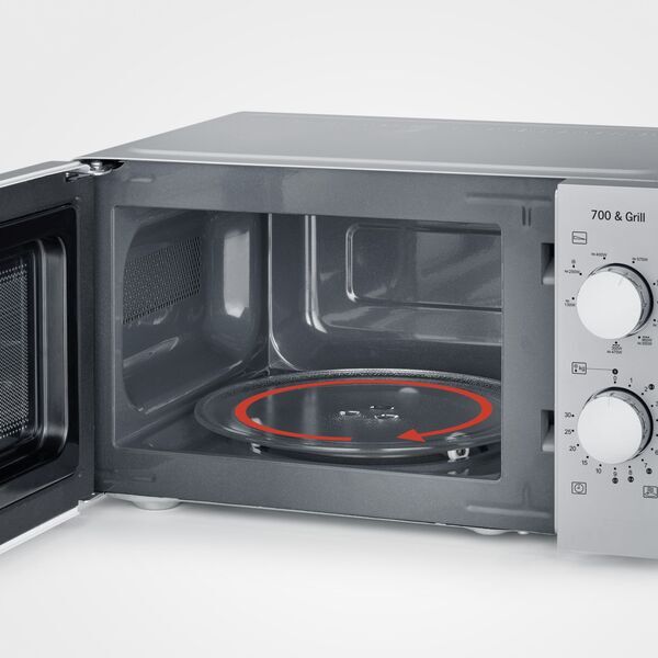Severin MW 7780 Mikrowelle mit Grill | silber/schwarz, image 5 of 5