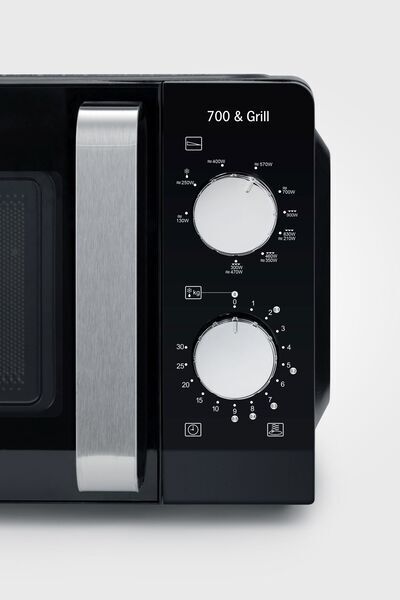 Severin MW 7781 Microwave with grill | black/silver, image 3 of 4