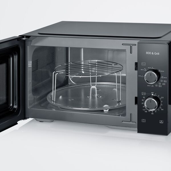 Severin MW 7785 Mikrowelle mit Grill | schwarz, image 3 of 4