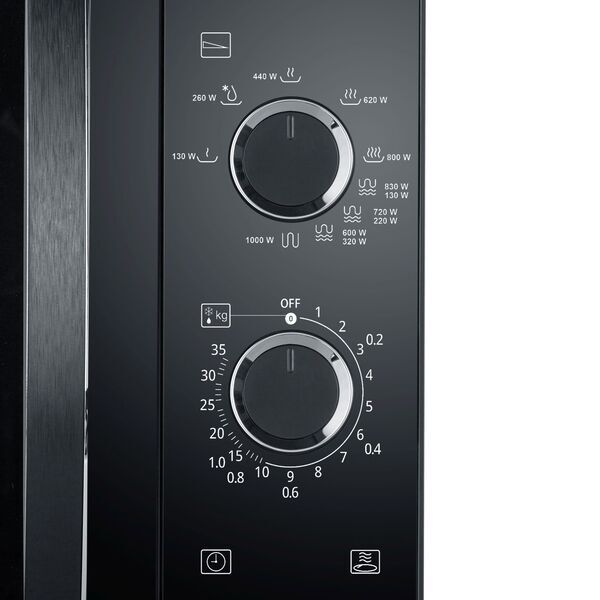 Severin MW 7785 Mikrowelle mit Grill | schwarz, image 4 of 4