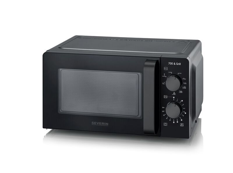 Severin MW 9182 Microwave with Grill | black, image 5 of 5