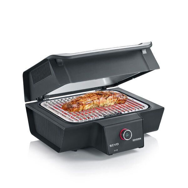 Severin PG 8106 SEVO GT Parrilla de mesa | negro/plata, image 3 of 5