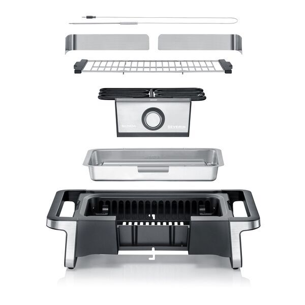 Severin PG 8113 SENOA BOOST Electric Grill | black/silver, image 5 of 5
