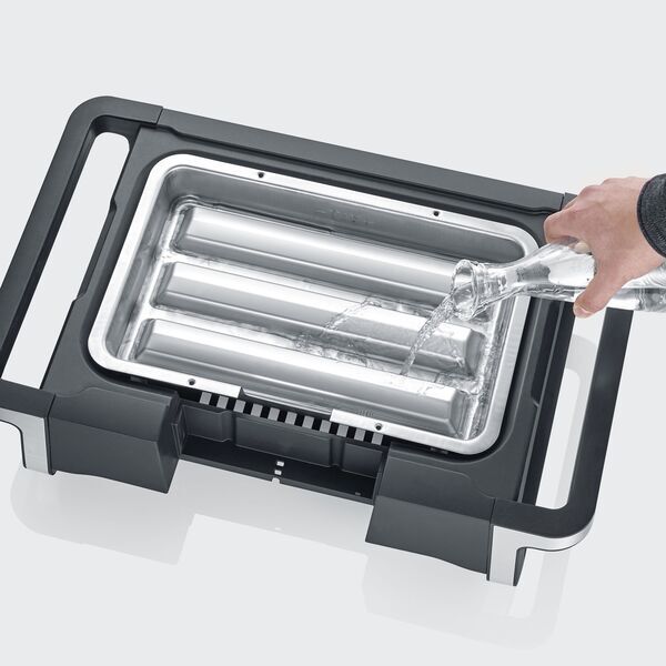 Severin PG 8118 SENOA DigitalBOOST S Electric grill | black/silver, image 3 of 5