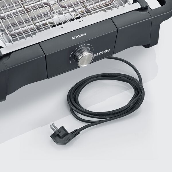 Severin PG 8123 Style Evo Table grill | black/silver, image 4 of 5