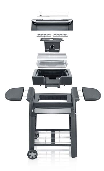 Severin PG 8139 SEVO Smart Control GTS Electric grill | black/silver, image 5 of 5