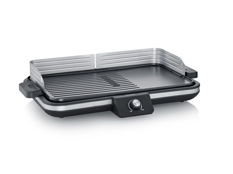 Severin PG 8564 Plancha Tischgrill | schwarz/silber 1