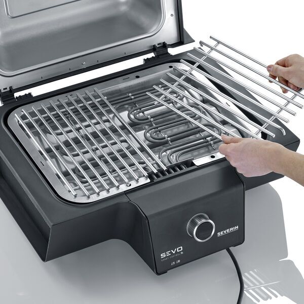 Severin PG 8138 SEVO Smart Control GT Table grill | black/silver 2