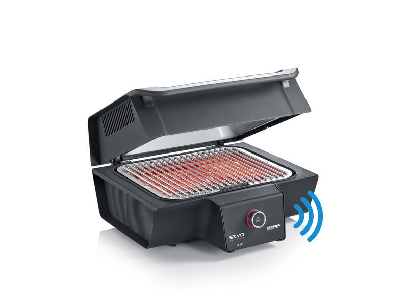 Severin PG 8138 SEVO Smart Control GT Table grill | black/silver 3