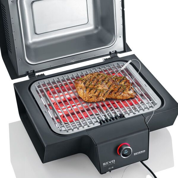 Severin PG 8138 SEVO Smart Control GT Table grill | black/silver 4