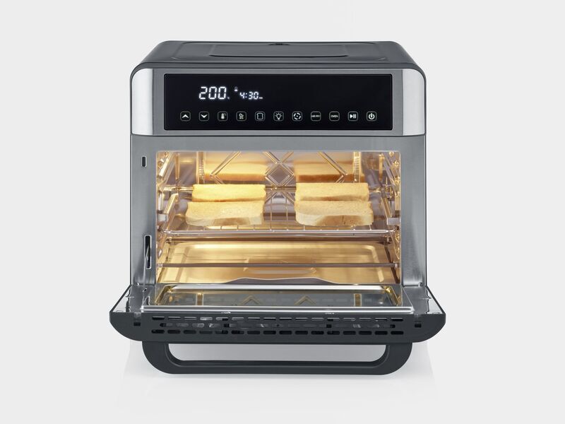 Severin TO 2077 "Bake & Fry" Mini-Backofen | schwarz/silber, image 3 of 5