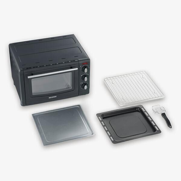Severin TO 9560 Mini Oven | black/silver, image 5 of 5