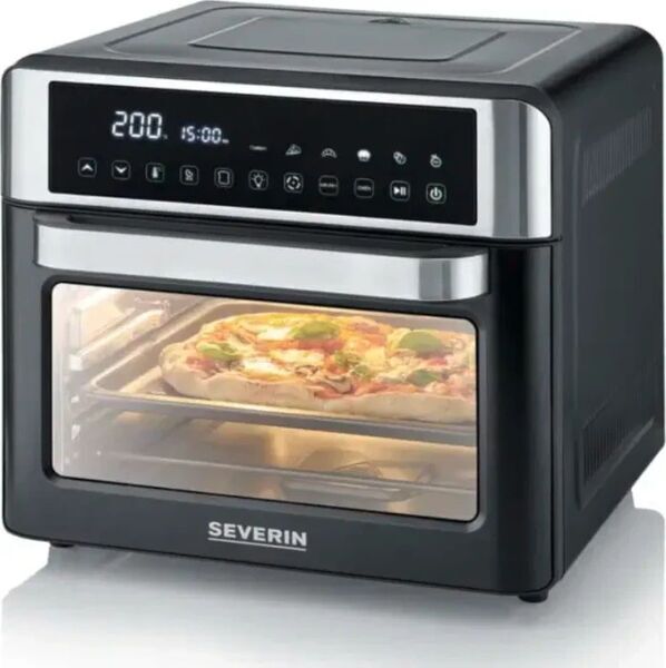 Severin TO 9579 "Bake & Fry" Mini oven | black/silver 1