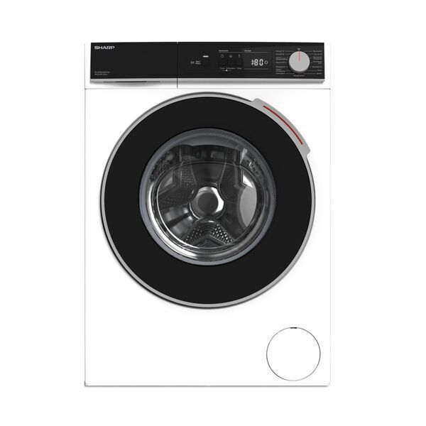 Sharp ES-NFA816BW1NA-DE Front-Loading Washing Machine 8 kg | white/black, image 1 of 5