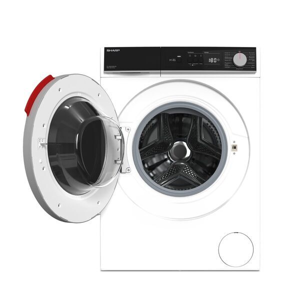 Sharp ES-NFA816BW1NA-DE Front-Loading Washing Machine 8 kg | white/black, image 2 of 5