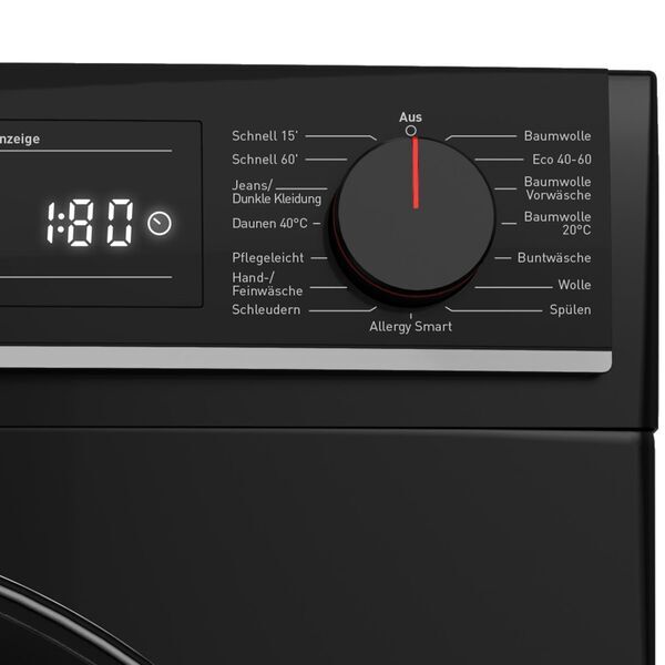 Sharp ES-PRO014BA-DE Front-Loading Washing Machine 10 kg | black, image 4 of 5