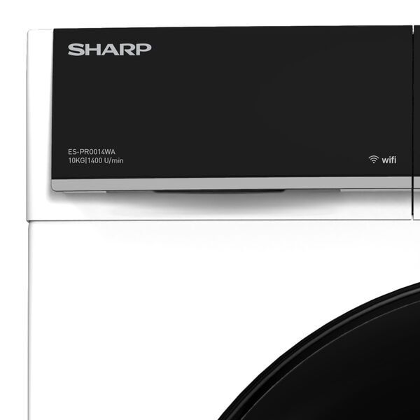 Sharp ES-PRO014WA-DE Front-Loading Washing Machine 10 kg | white/black, image 2 of 4