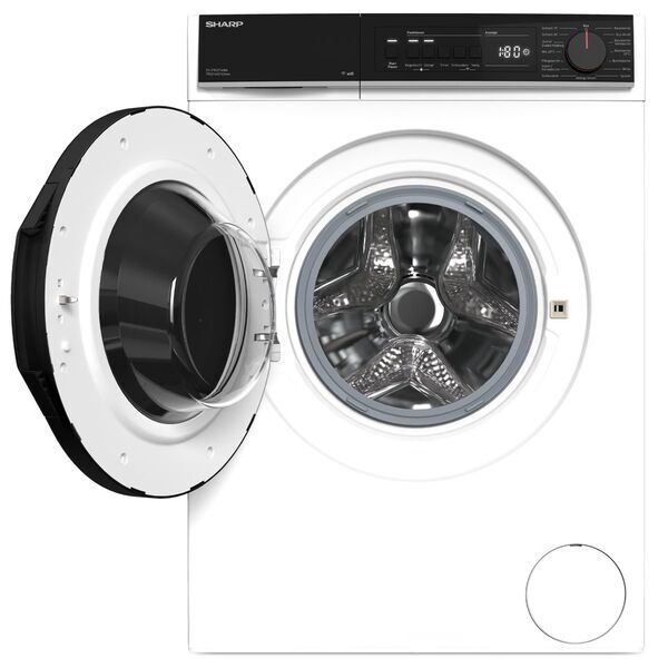 Sharp ES-PRO714WA-DE Front-loading washing machine 7 kg | white/black, image 3 of 5