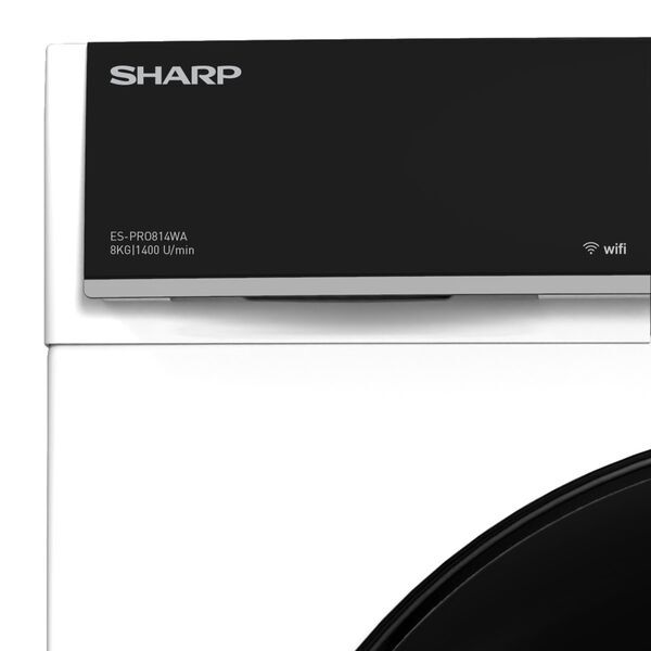 Sharp ES-PRO814WA-DE Front-loading washing machine 8 kg | white/black 2