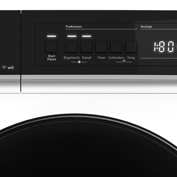 Sharp ES-PRO814WA-DE Front-loading washing machine 8 kg | white/black 4