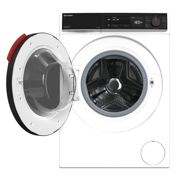 Sharp ES-WNFB914CWDA-DE Frontmatad tvättmaskin 9 kg | vit/svart, image 2 of 5