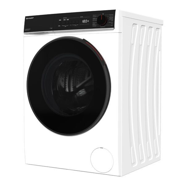 Sharp ES-WNFB914CWDA-DE Frontmatad tvättmaskin 9 kg | vit/svart, image 4 of 5