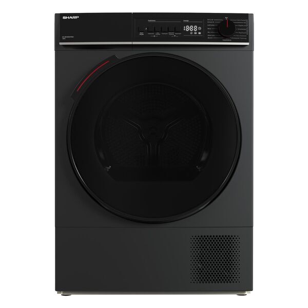 Sharp KD-WNHB0S9GAC-DE Heat pump dryer 10 kg | black, image 1 of 5