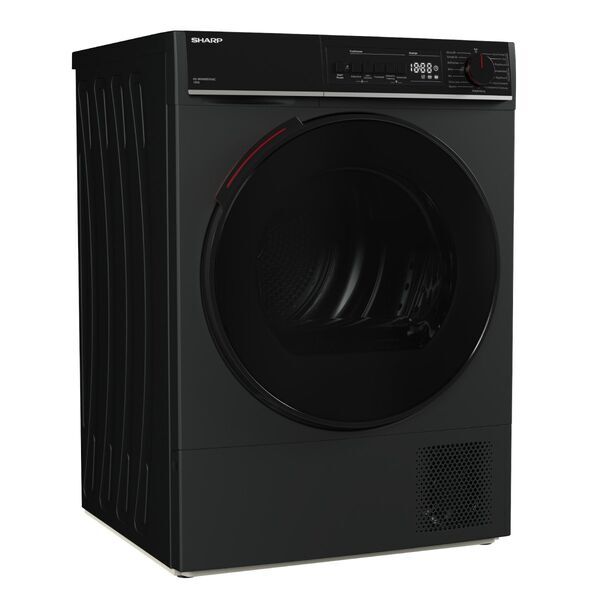 Sharp KD-WNHB0S9GAC-DE Heat pump dryer 10 kg | black, image 2 of 5