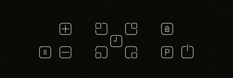 Sharp KH-6I19FT0K-EU Induction hob | 4 cooking zones | black 3