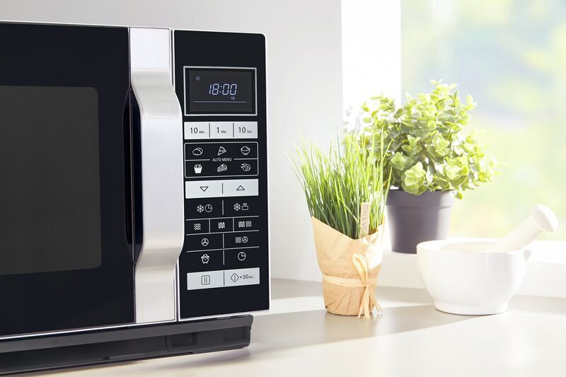 Sharp R860S 3in1 Mikroaaltouuni kuumailma- ja grillitoiminnolla 25 L | hopea/musta 4