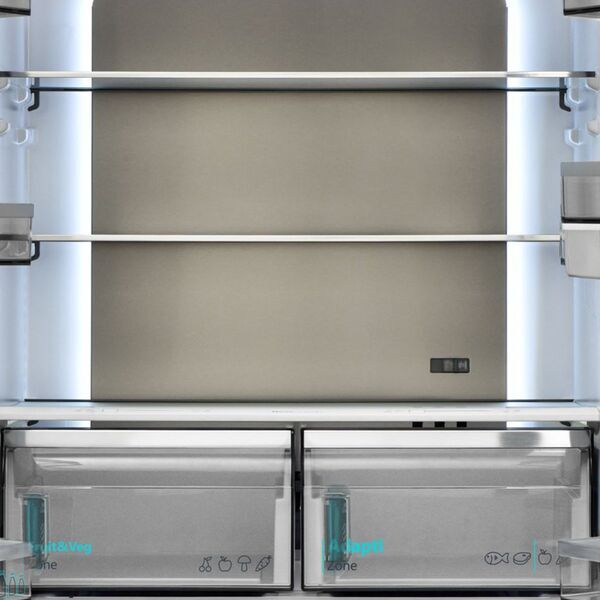 Sharp SJ-NFA35IHDPD-EU Side-by-Side Refrigerator/freezer combination | silver, image 3 of 5