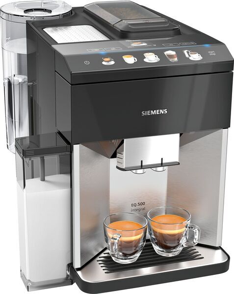 Siemens EQ.500 TQ507D03 integral Helautomatisk kaffemaskin | silver/svart 1