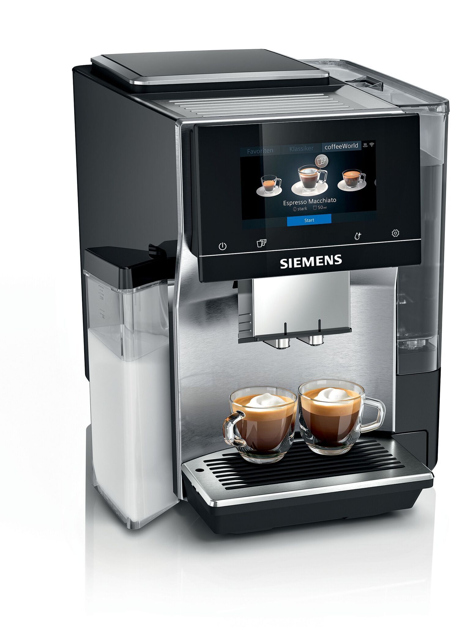 Siemens EQ.700 TQ707D03 integral Kaffeevollautomat silber/schwarz